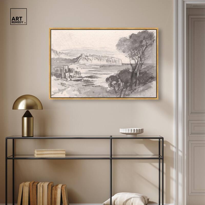 View across a Monaco Canvas by Art Remedy