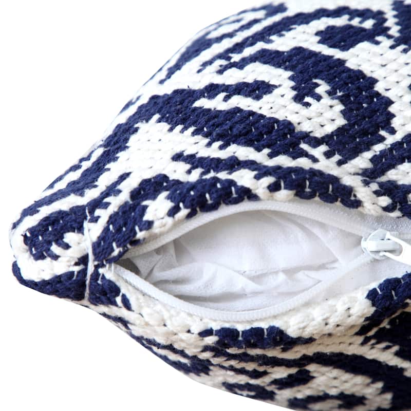 Sevita Traditional Decorative Damask Throw Pillow