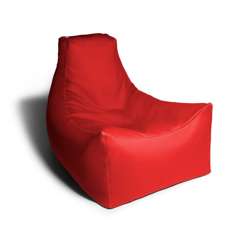 Jaxx Juniper Premium Vinyl Classroom Bean Bag Chair - Red