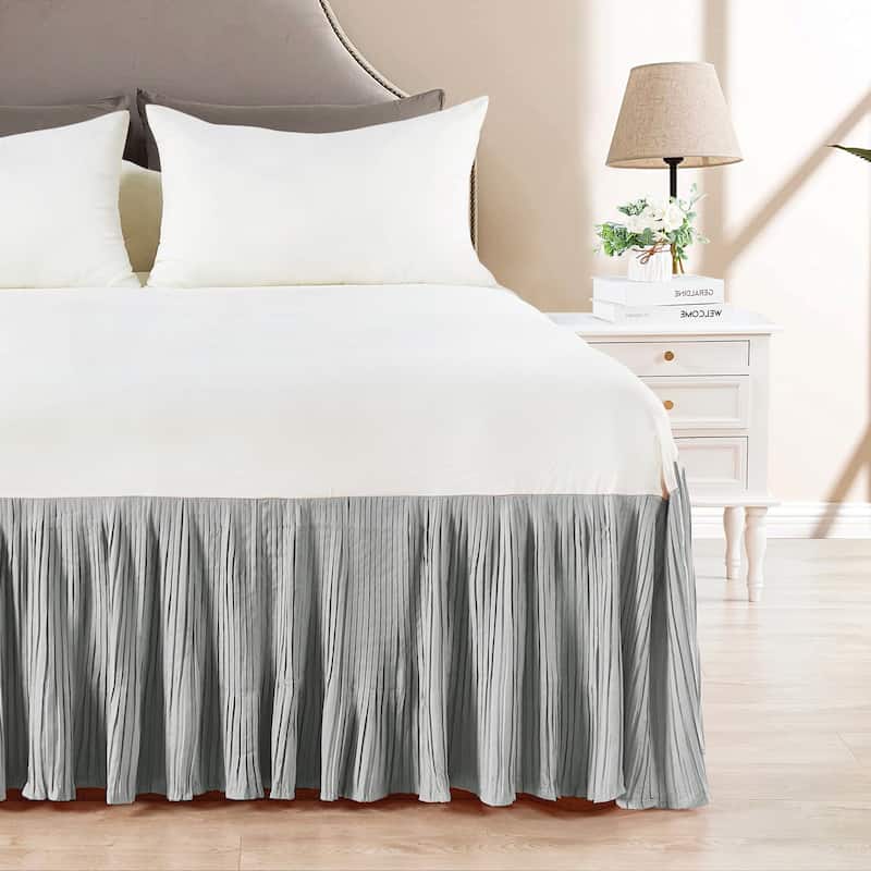 Home Soft Things Pleated Bed Skirt