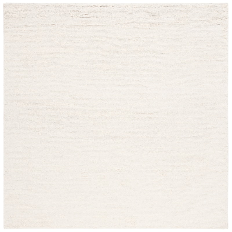 SAFAVIEH Handmade Casablanca Pierrine Wool Rug - 8' Square - Ivory