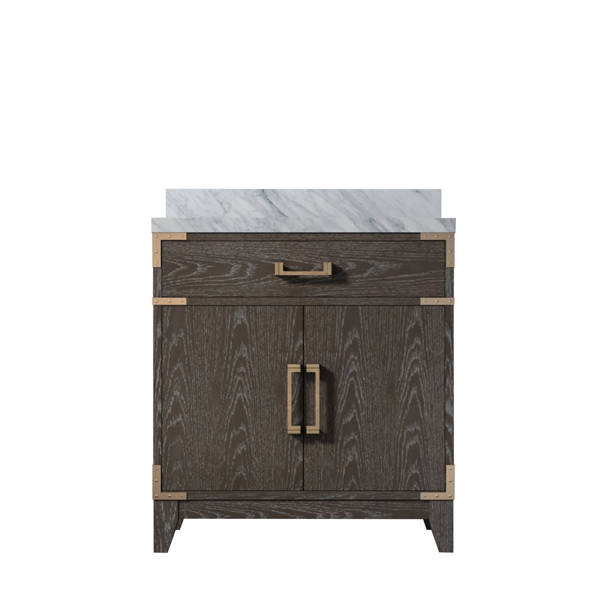 Laurel Bath Vanity with Carrara Marble Top and Sink
