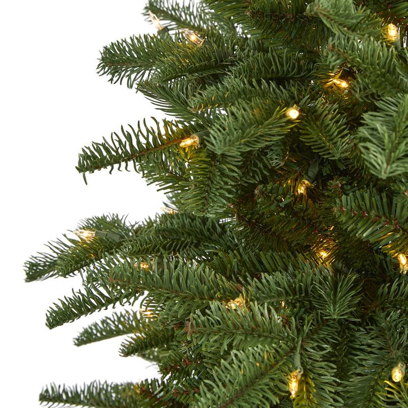 6' South Carolina Fir Artificial Christmas Tree with 450 Clear Lights and 1598 Bendable Branches