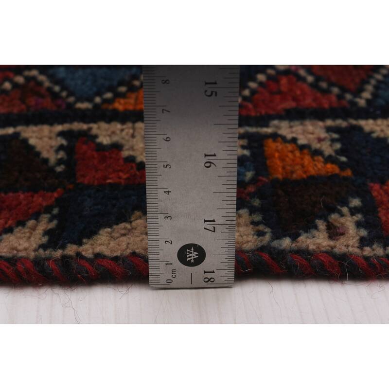 ECARPETGALLERY Hand-knotted Melis Vintage Red Wool Rug - 3'8 x 10'10