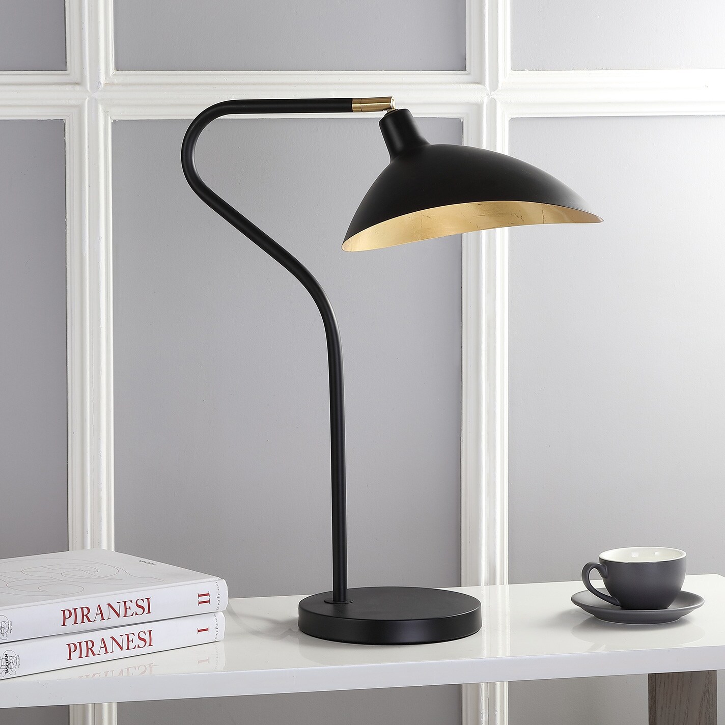 black gold desk lamp
