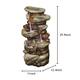 29.9" LED Lights Rock Water Fountain