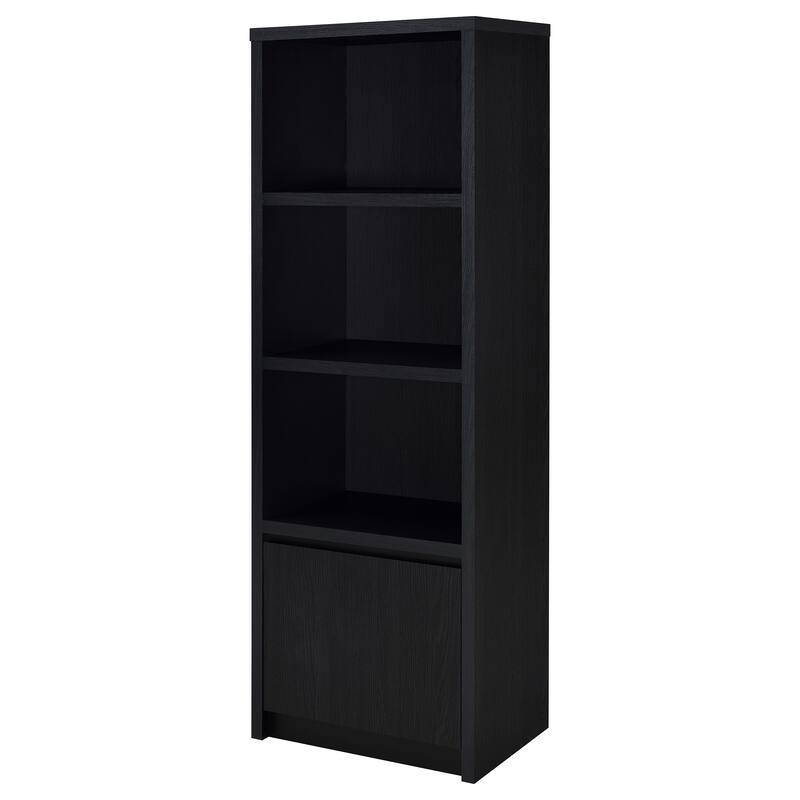 Sloat Black 3-shelf Media Tower Entertainment Pier