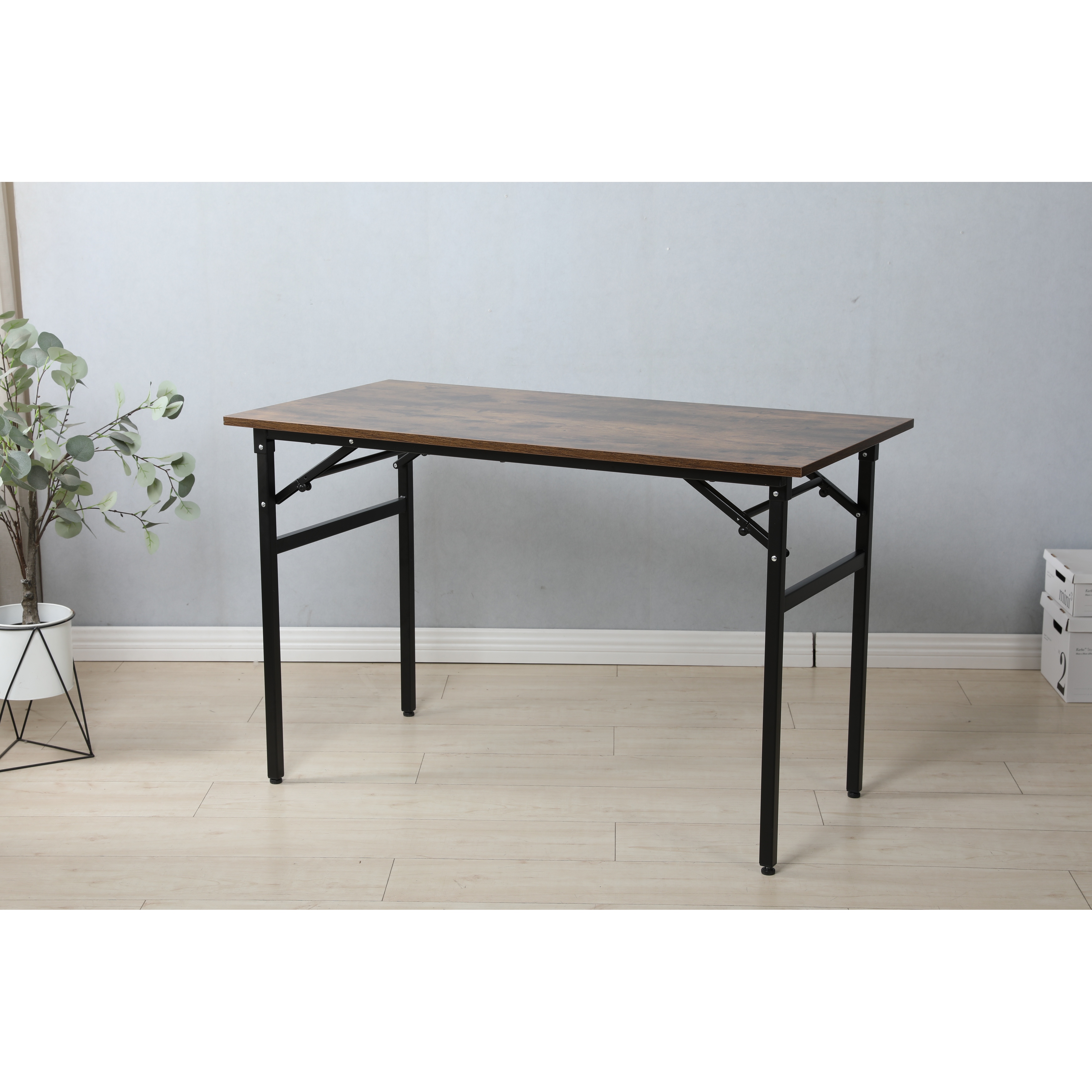 Foldable student desk top