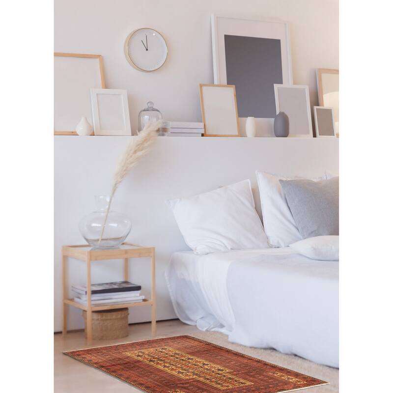 ECARPETGALLERY Hand-knotted Teimani Beige Wool Rug - 3'0 x 4'6