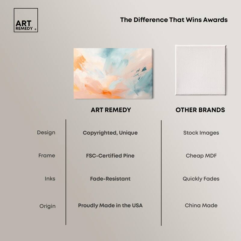 Sunrise Palette I Canvas by Art Remedy, Gallery Wrapped