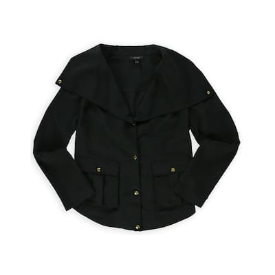 Apt. 9 Womens Pleated Shirt Jacket