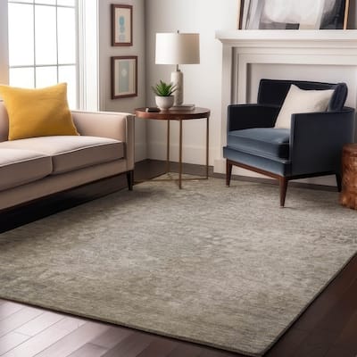 Premium Washable Super Soft Solid Imprints Mayfield Rug