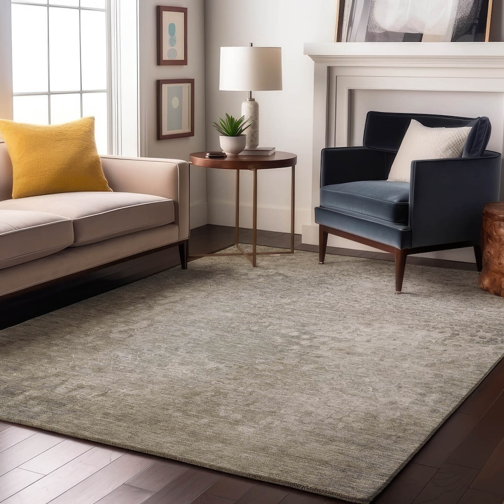 Premium Washable Super Soft Solid Imprints Mayfield Rug