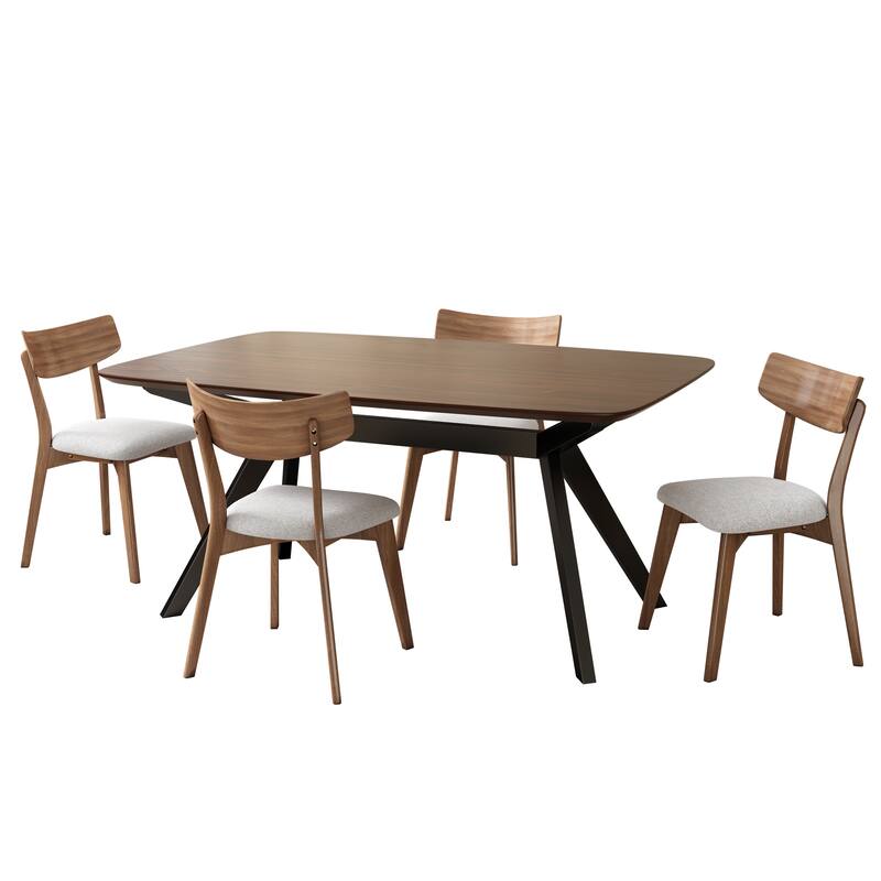 Christopher Knight Home - Bergerac Wood Modern Dining Set