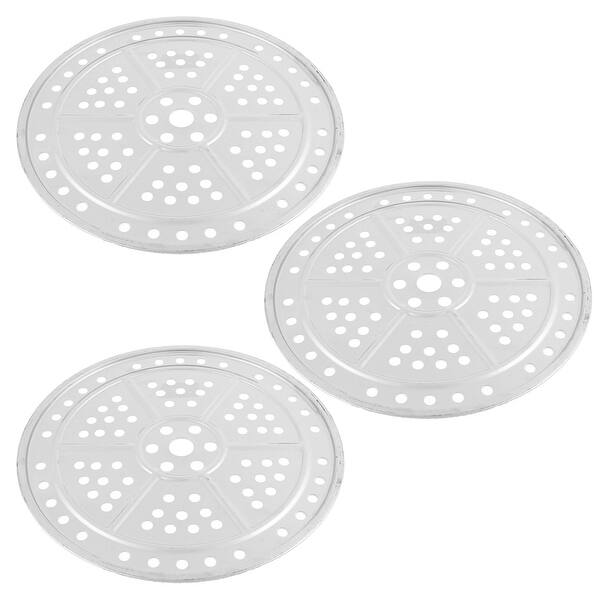 Unique Bargains Round Tamales Flour Bun Food Steaming Steamer Rack