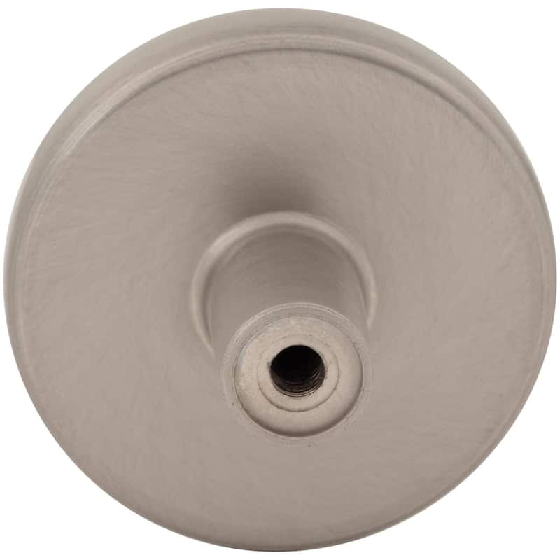 Elements 105L Gibson 1-5/8" Round Flat Disc Modern Mushroom Cabinet /