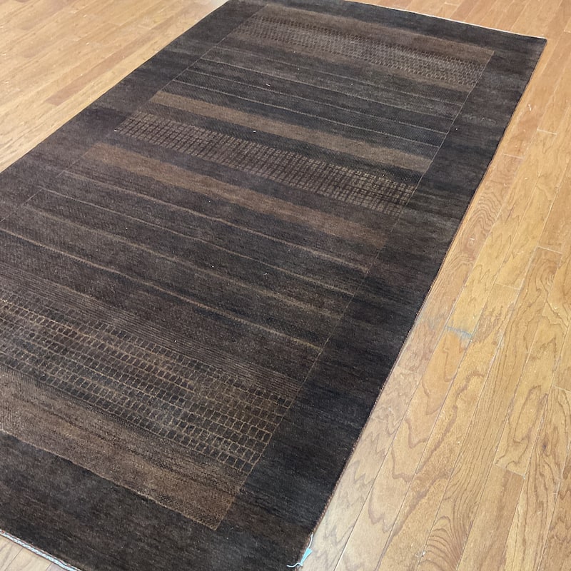 HERAT ORIENTAL Hand-knotted 5' 1 x 9'10 Indo Gabbeh Wool Rug - 5'1" x 9'10"