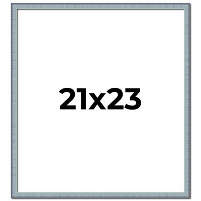 21x23 Frame Rustic Sky Blue Solid Wood Picture Frame | 0.75 Inch