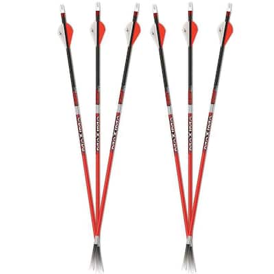 Carbon Express Maxima RED .300 Arrows 6-Pack - Red/Black
