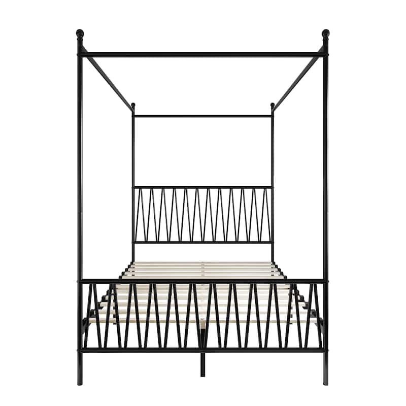 Clayfell Dallas Metal Canopy Bed