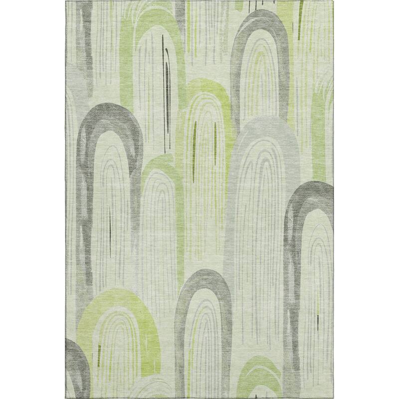Premium Washable Super Soft Contemporary Imprints Mayfield Rug