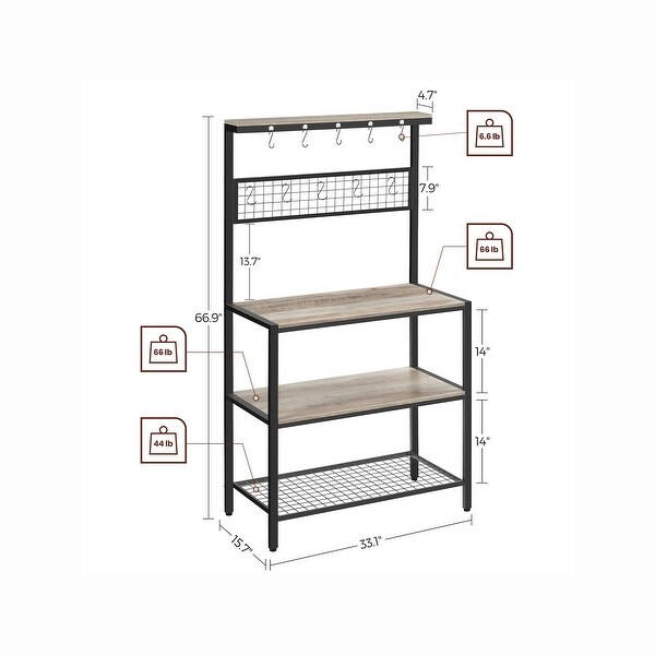 Vasagle alinru best sale kitchen bakers rack