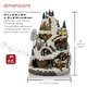 preview thumbnail 5 of 50, Alpine Corporation Christmas Winter Wonderland Set with LED Lights and Music