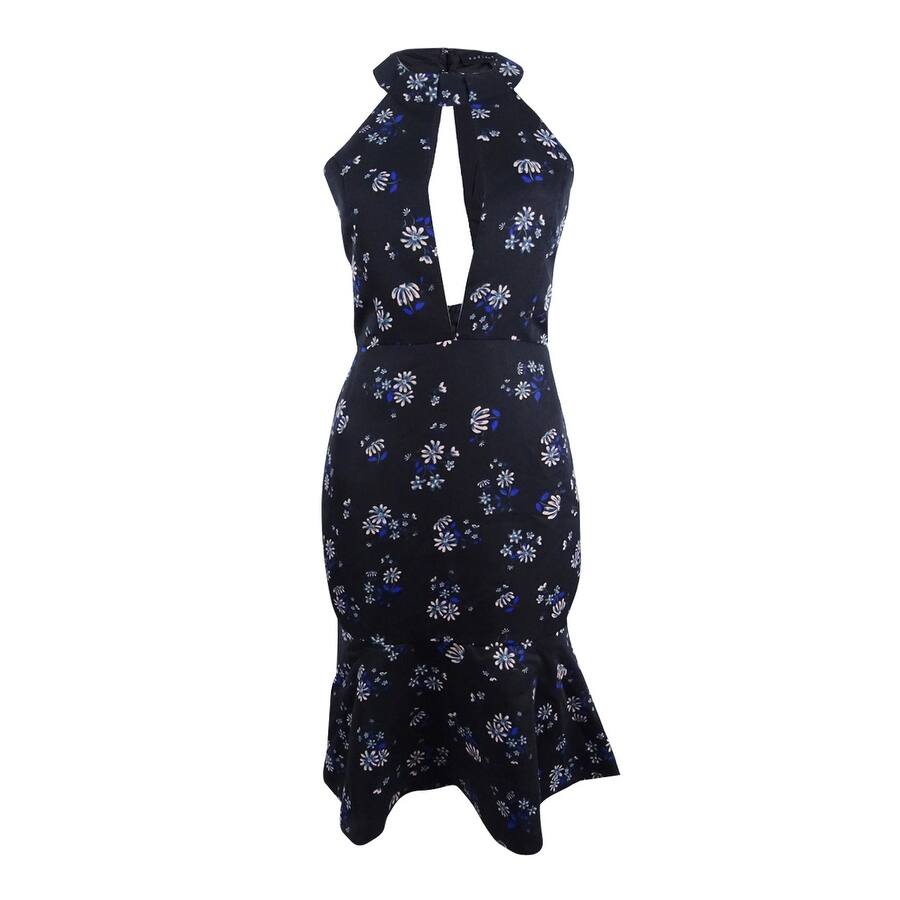 Endless Rose Women's Floral-Print Halter Midi Dress