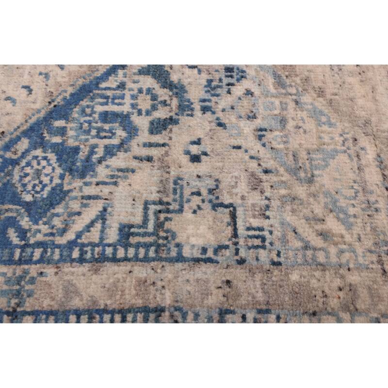 ECARPETGALLERY Hand-knotted Jules Serapi Ivory Wool Rug - 8'2 x 9'10