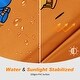preview thumbnail 3 of 6, ExacMe Trampoline Pad Replacement, Round Safety Spring Cover 10 and 16 Foot, Orange with Animal