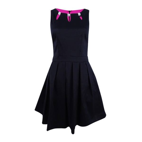 black and fuchsia cocktail dress Offerta! 0847 MULTILAYER FUCHSIA DOLL DRESS IN TULLE WITH BLACK  MACRAME' LACE LINED IN SATIN