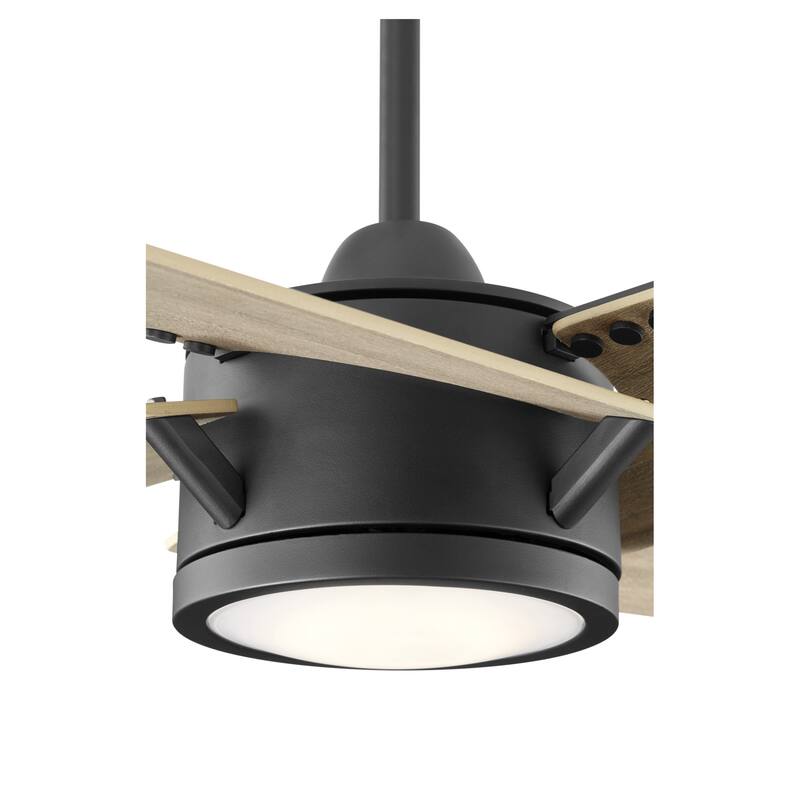 Quorum International Axis 54" 4 Blade LED Ceiling Fan with Wall