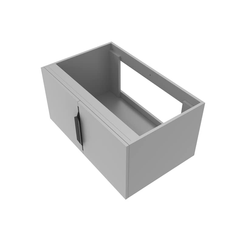 Alpine 30" Wall Mounted Bathroom Vanity (Base Only)