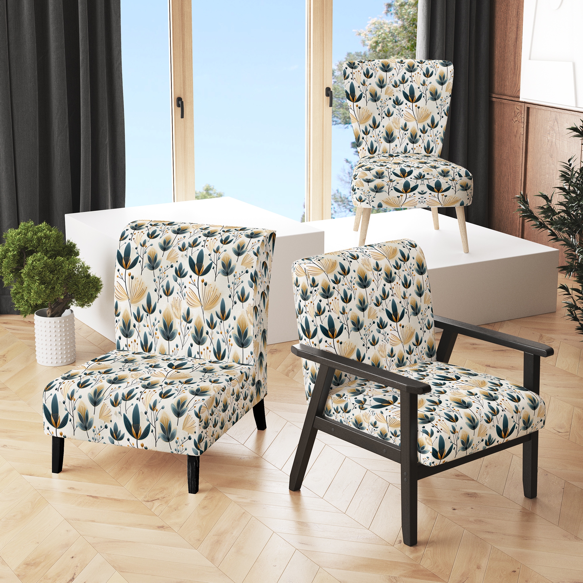Boho chic accent discount chair