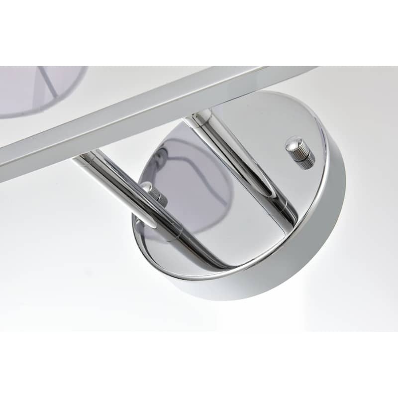 Cole 1 Light Black and Clear Bath Sconce