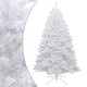 preview thumbnail 25 of 63, vidaXL Christmas Tree Outdoor Artificial Hinged Christmas Tree with Stand 7 Foot - White
