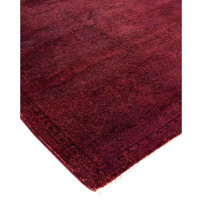 Vibrance, One-of-a-Kind Hand-Knotted Area Rug - Red, 8' 2" x 10' 2" - 8' 2" x 10' 2"