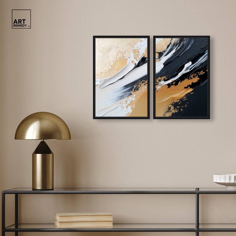 Forces III Canvas Set of 2 by Art Remedy