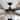 52-inch Industrial Wood 4-Blade Crystal Ceiling Fan with Remote