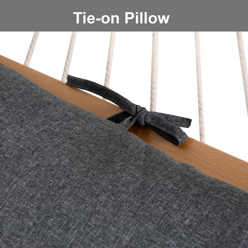 Hammock Pillow with ties, 40.1"×14.6", one count (Pack of 1) - 40.1" L × 14.6" W