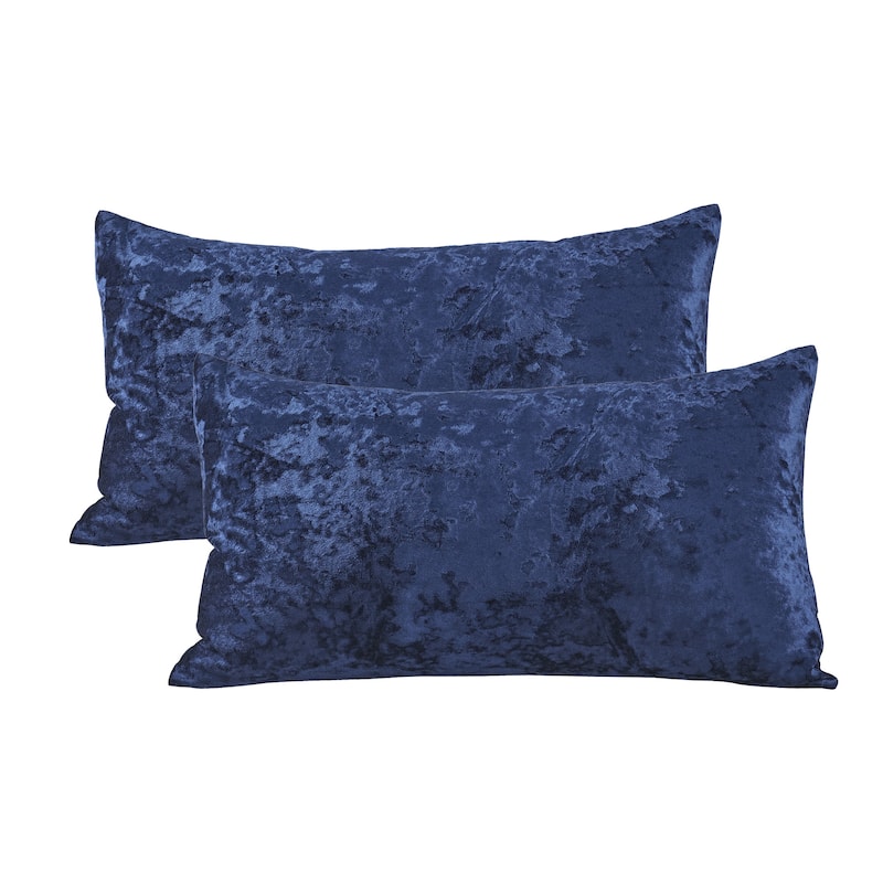 Rancho Crushed Velvet Throw Pillow Cover Set, NO INSERT