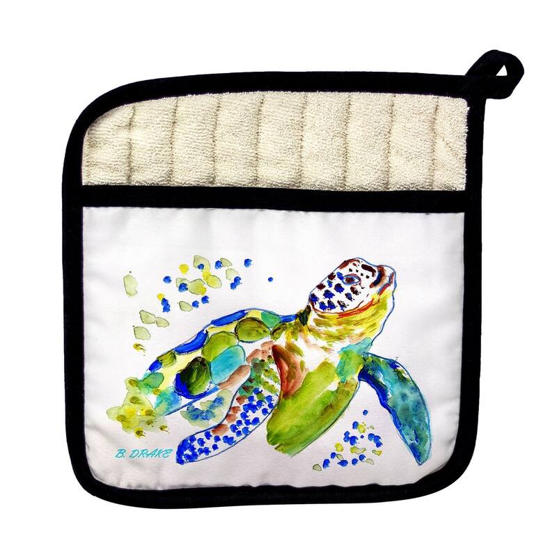 Baby Sea Turtle Pot Holder - 9x9