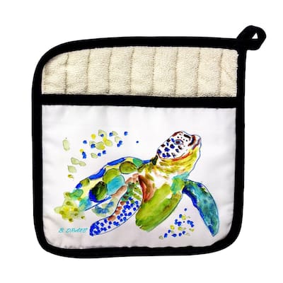 Baby Sea Turtle Pot Holder - 9x9