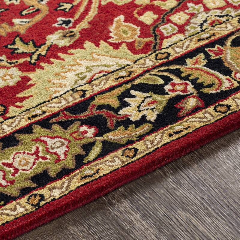 Livabliss Caesar Updated Traditional Border Area Rug