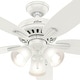 preview thumbnail 6 of 17, Hunter 52" Newsome Ceiling Fan with 3-Light LED Light Kit and Pull Chain - Traditional