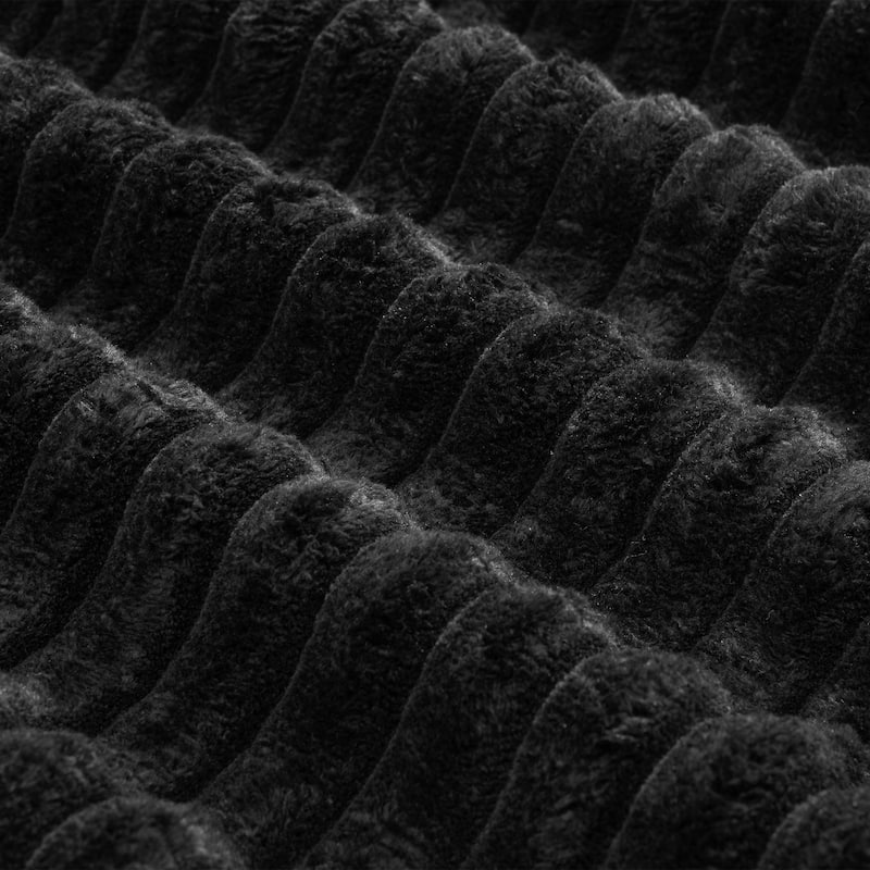 Black L-Shaped Compressed Foam Sofa – Ready-to-Use Sectional Couch with Chaise