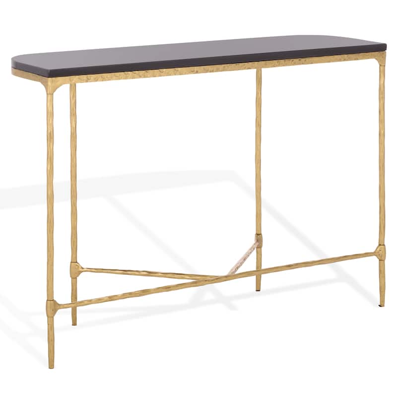SAFAVIEH Couture Janowsky Metal & Marble Console Table - 42"W x 12"D x 30"H