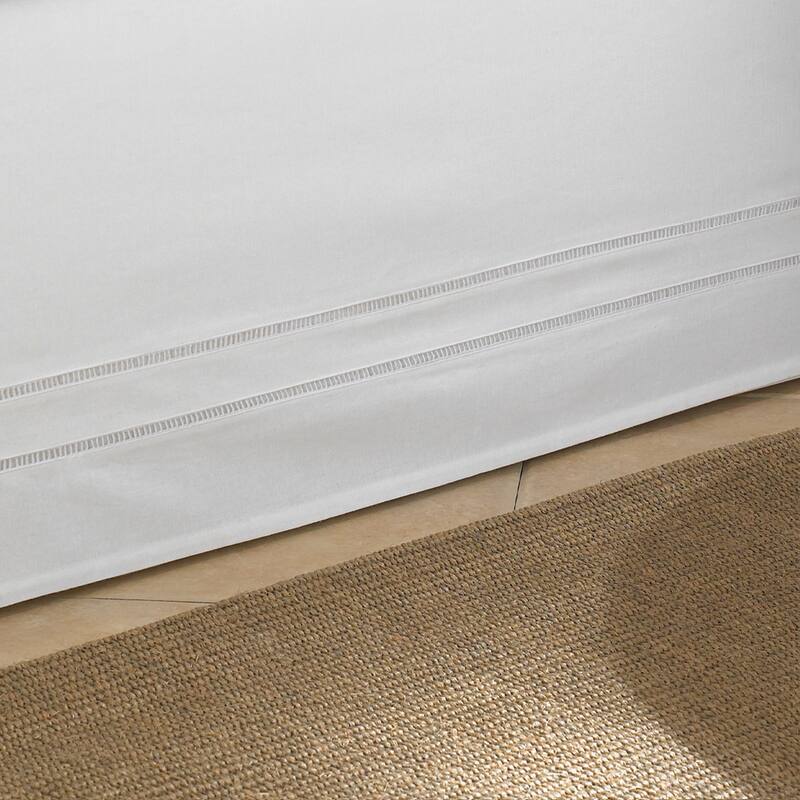 Linenweave Hemstitch 15 Inch Bed Skirt