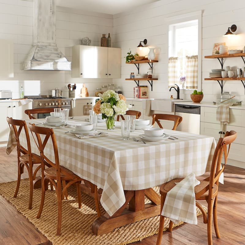 The Gray Barn Emily Gulch Buffalo Check Tablecloth