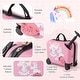 preview thumbnail 6 of 8, Gymax 2PCS Kids Luggage Set w/ Spinner Wheels 18'' Ride-on & Carry-on